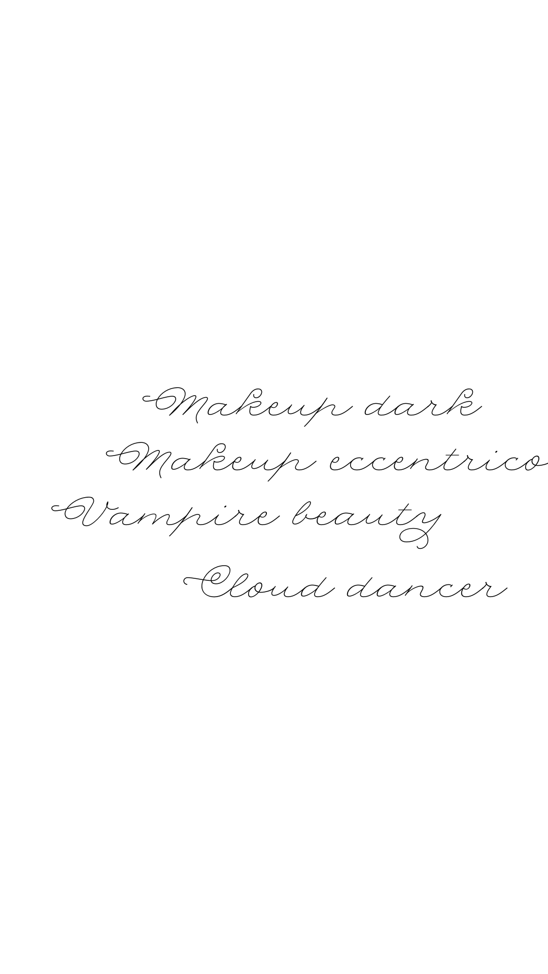 Tendenze Makeup 2026: makeup dark, vampire beauty, cloud dancer